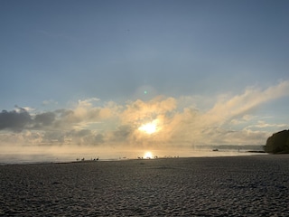 Strand Wassersleben bei Sonnenaufgang