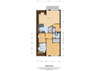 Vakantieappartement Groet Grondplan 33