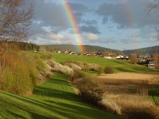 Blick aus der Ferienwohnung