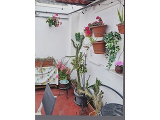 Staircase access to the rooftop studio