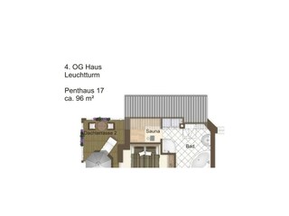 Appartamento per vacanze Großenbrode Pianta del piano 24