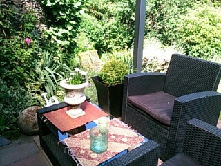 überdachte Terrasse