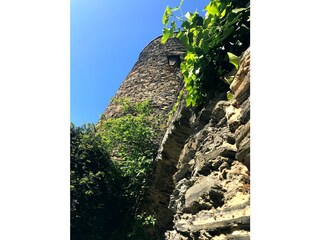 Turm von unten