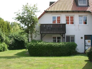 Blick zur Wohnung