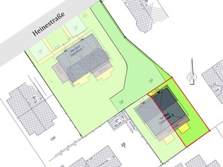 Lageplan binnen un' buten - Heinestraße 6a