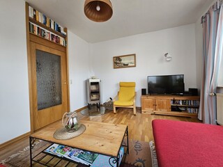 Wohnraum mit Kamin