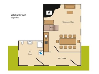 Ferienwohnung Möllenhagen Grundriss 27