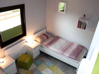 Kinderzimmer / Bild vom Hochbett