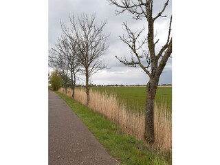 mit dem Fahrrad unterwegs