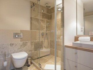 en Suite Bad für kurze Wege