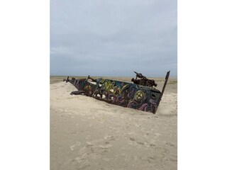 Das Wrack am Inselende