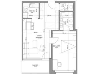 Ferienwohnung Davos Grundriss 16