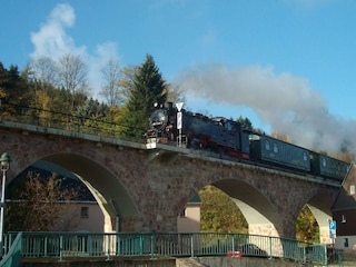 Schmalspurbahn am Lutherplatz