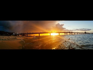 Sonnenuntergang am Zingster Strand