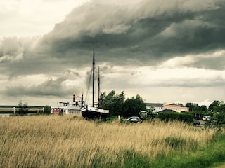 Blick zum Bodden/ Zingster Strom