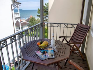 Balkon mit Meerblick