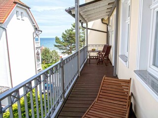 Balkon mit Meerblick