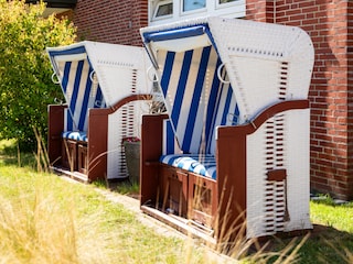 Strandkörbe zum Relaxen