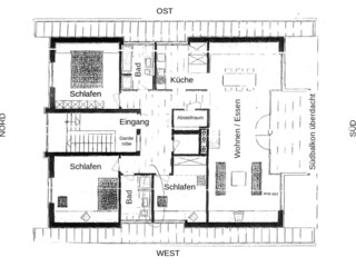 Vakantieappartement Wertach Grondplan 40