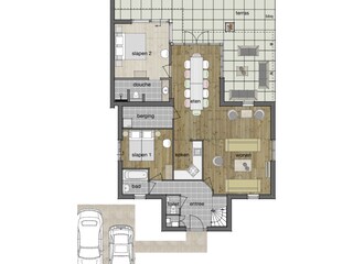 Apartamento de vacaciones Kamperland Plano de planta 27