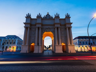 Brandenburg Gate on the Luisenplatz in Potsdam
