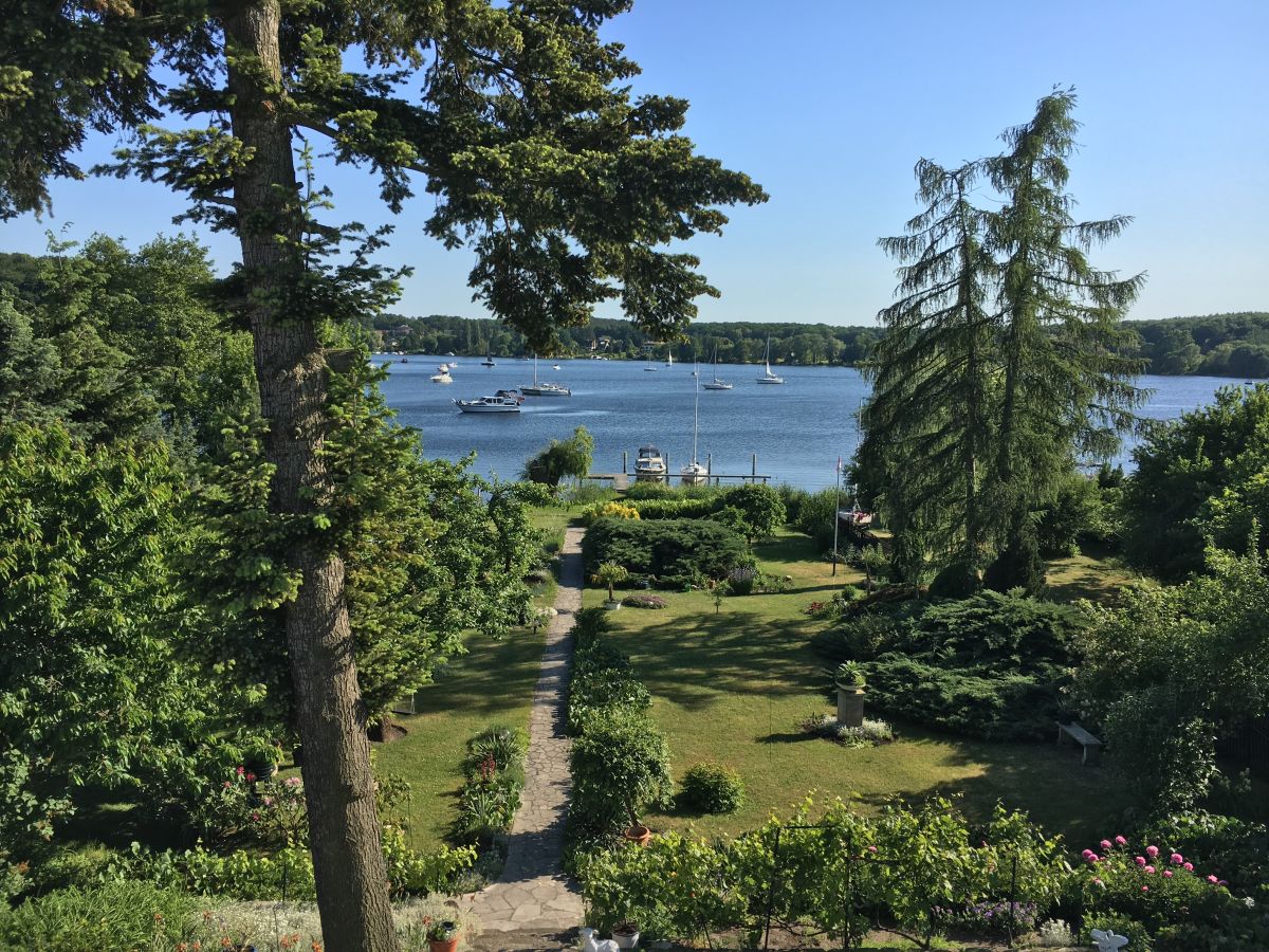 Blick vom Balkon der Ferienwohnung