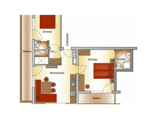 Appartamento Mayrhofen Pianta del piano 27