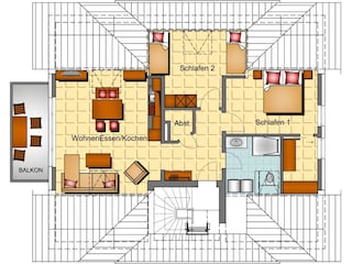 Appartement de vacances Zingst Plan d'étage 28