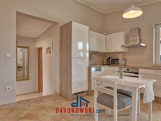 Kitchen with small dining table