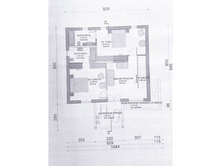 Villa Marčana Pianta del piano 42