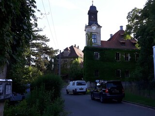 das alte Schloß, in dem Veranstaltungen stattfinden