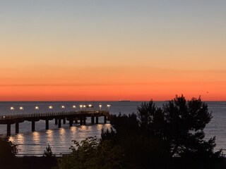 Summer night by the sea