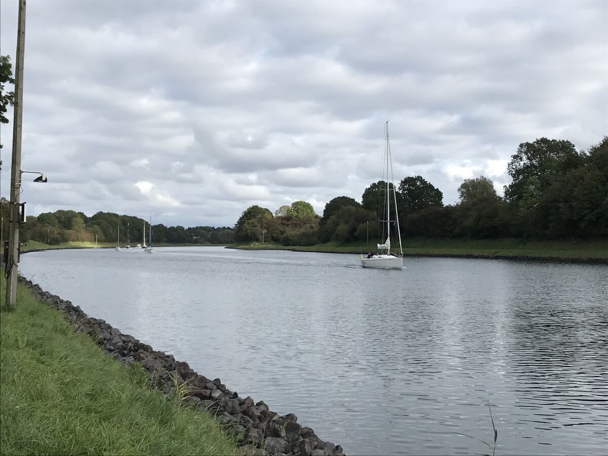 Segelschiffe auf dem Nord-Ostsee-Kanal