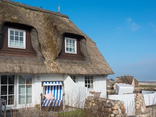 Südterrasse mit Blick auf das Wattenmeer