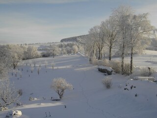 Blick vom Balkon