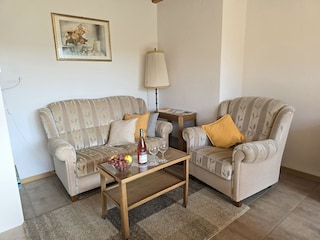 Sofaecke auch mit Blick in die Natur