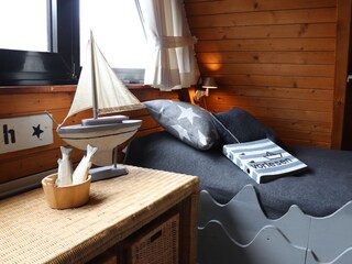 Liegeplatz 2 im zweiten Schlafzimmer