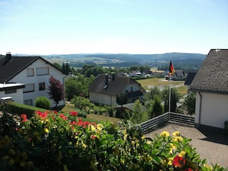 Aussicht vom Balkon