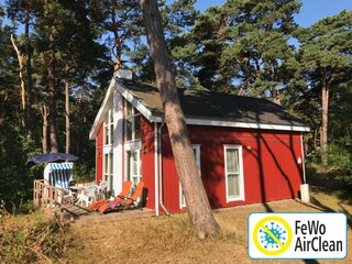 Ferienhaus Schatzkiste mit Terrasse