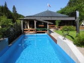 Ferienhaus mit Pool und Sauna