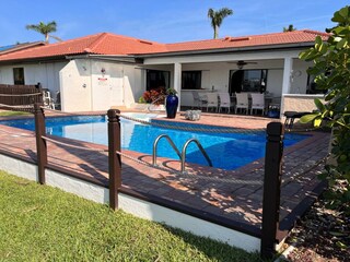 the terrace is the jewels of the holiday home