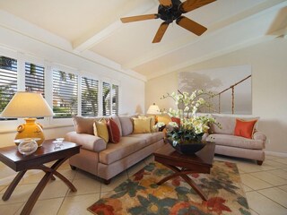 living room  of the holiday home in Cape Coral, FL