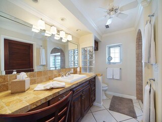 Master bathroom of the villa in Cape Coral, FL