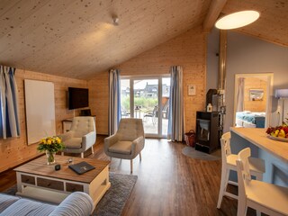 Offener Wohnbereich im Skipperhaus