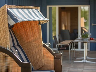 Terrasse mit Strandkorb - Typ A plus
