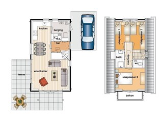 Appartamento per vacanze Noordwijk Pianta del piano 13