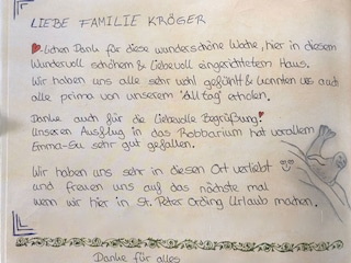Auszug Gästebuch 1