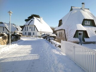 Die Dünenresidenz im Winterschlaf
