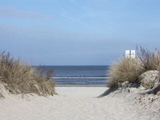 Strandzugang beim Haus