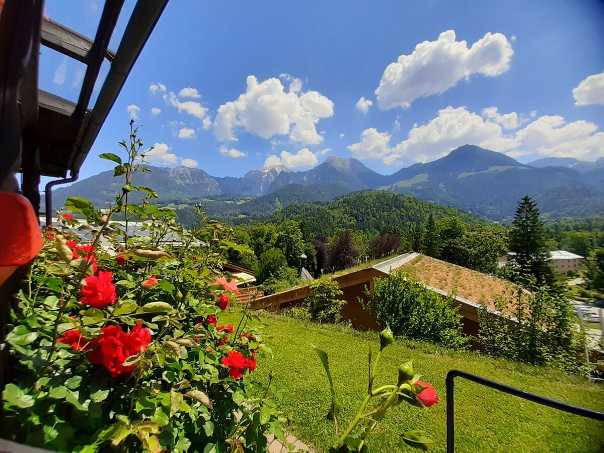 den grandiosen Bergblick genießen